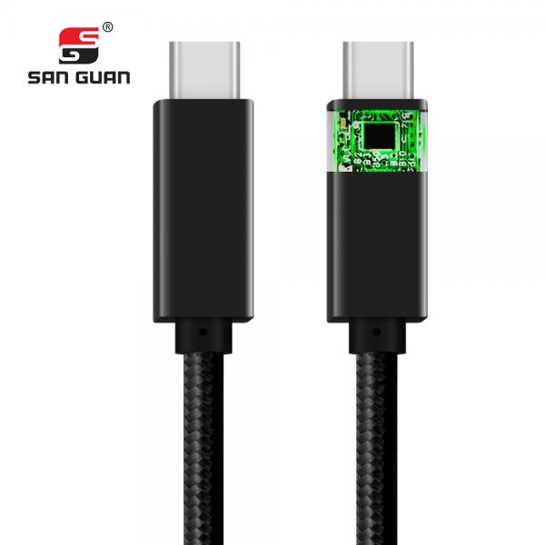 Picture of USB3.1 Gen2 cable 10Gbps 100W（Nylon jacket）